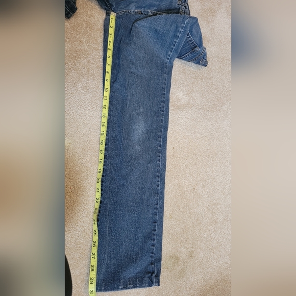 Focus Lifestyle womens size 8 inseam 30" dark wash jeans Used - Picture 10 of 11